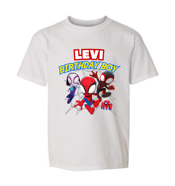 Spidey Birthday Tshirt