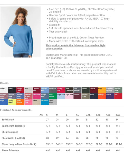 Mama Checkered Heart | Unisex Crewneck Sweatshirt