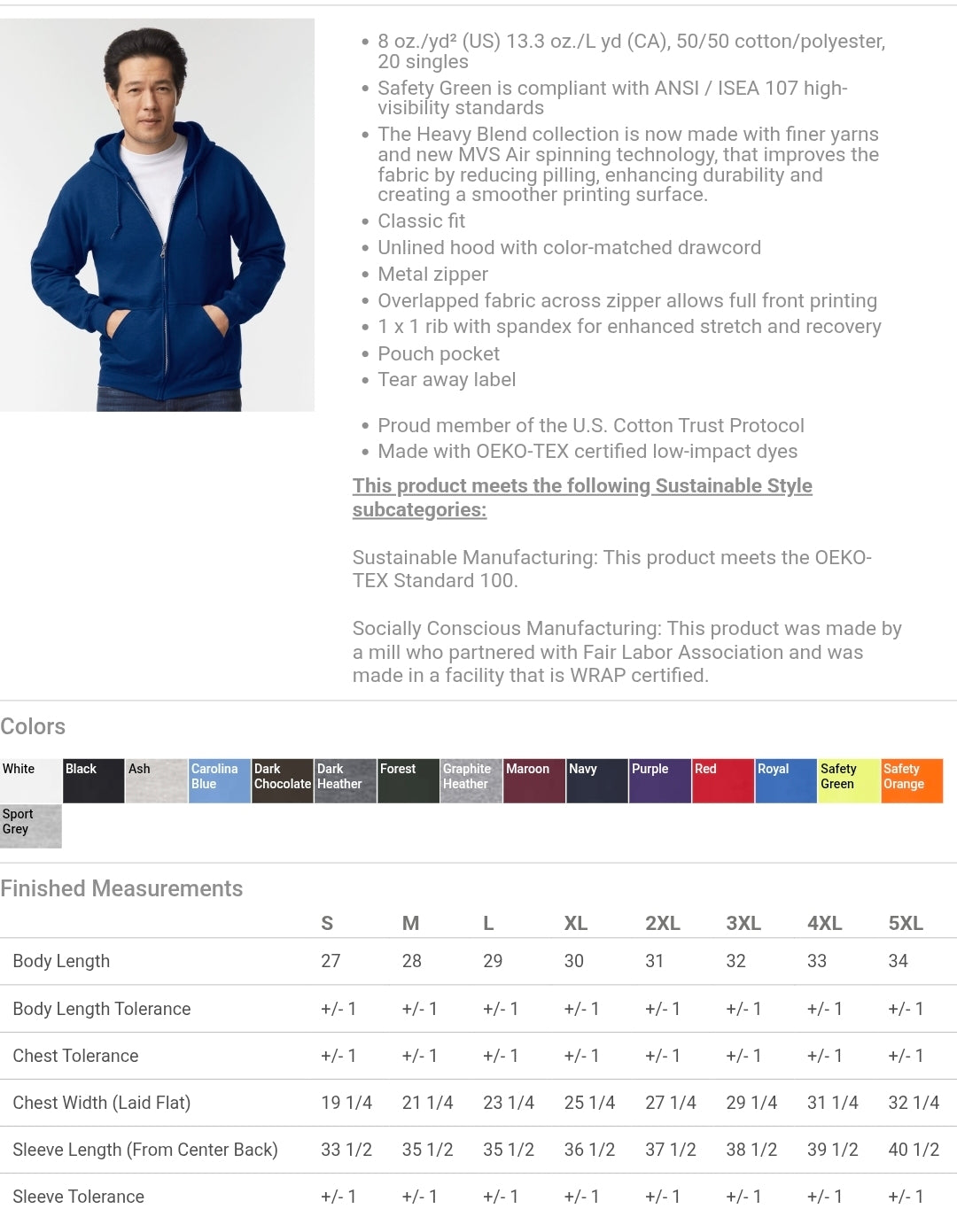 Custom Full Zip | Basic