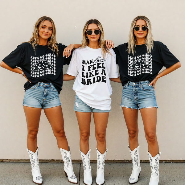 Retro Man i Feel like a Bride | Unisex Tshirt