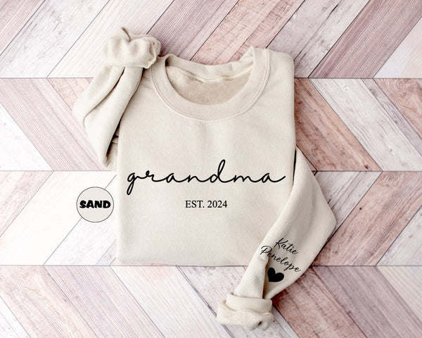 Custom Grandma | Unisex Crewneck Sweatshirt