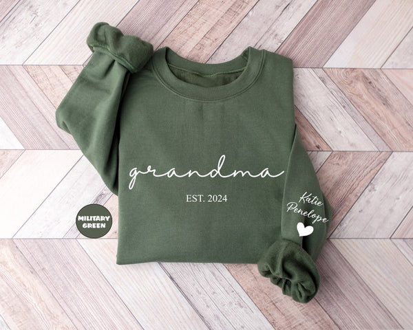 Custom Grandma | Unisex Crewneck Sweatshirt