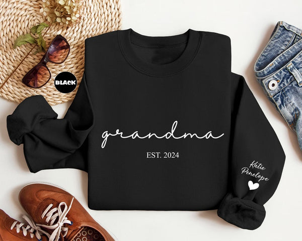 Custom Grandma | Unisex Crewneck Sweatshirt