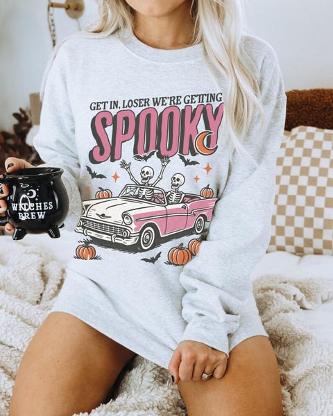 Get in Loser we're getting Spooky | Tshirt or Crewneck Sweatshirt