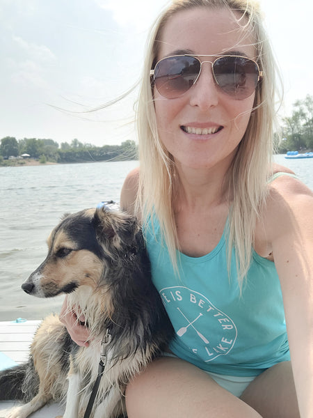 Life is better at the lake | Racerback Tank