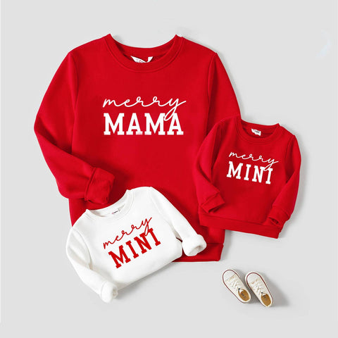 Merry Mama Merry Mini | Unisex Crewneck Sweatshirt