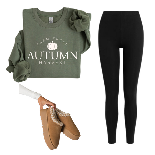 Farm Fresh Autumn Harvest | Unisex Crewneck Sweatshirt