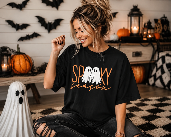 Spooky Season Ghost T-Shirt | Halloween Graphic Tee
