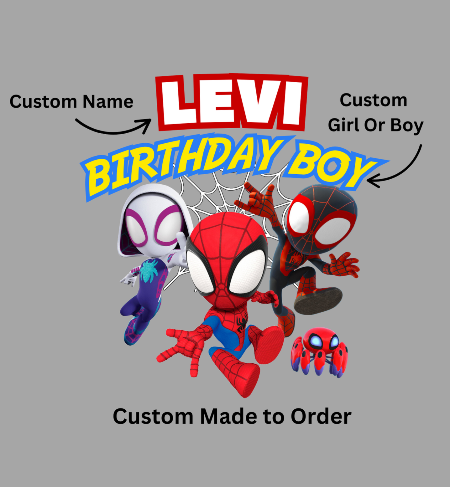 Custom Spidey | DTF Transfer