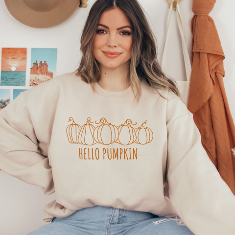 Hello Pumpkin | Unisex Crewneck Sweatshirt