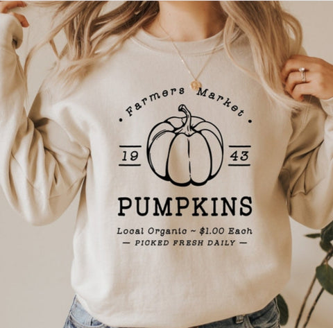 Farmers market pumpkins | DTF Transfer