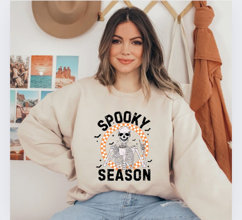 Spooky Season Skeleton | Unisex Crewneck Sweatshirt