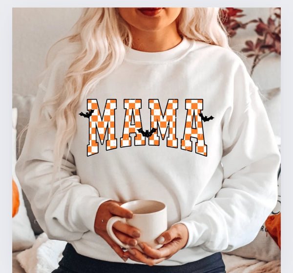 Checkered Mama | Unisex Crewneck Sweatshirt