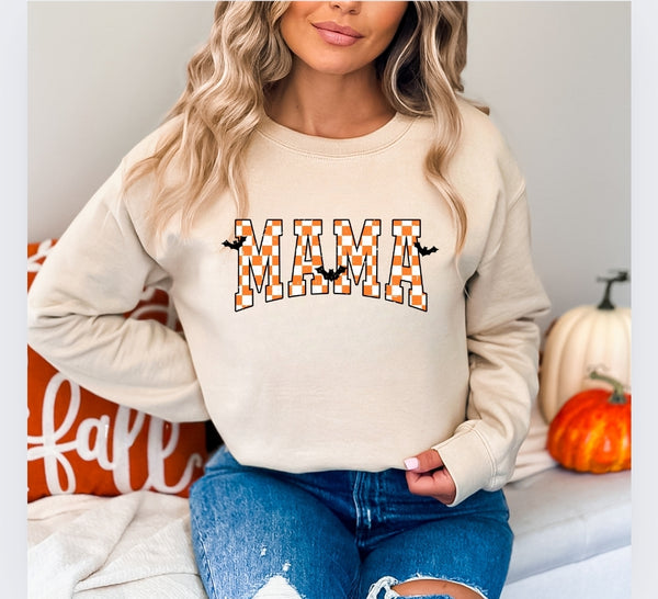 Checkered Mama | Unisex Crewneck Sweatshirt