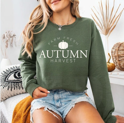 Farm Fresh Autumn Harvest | Unisex Crewneck Sweatshirt