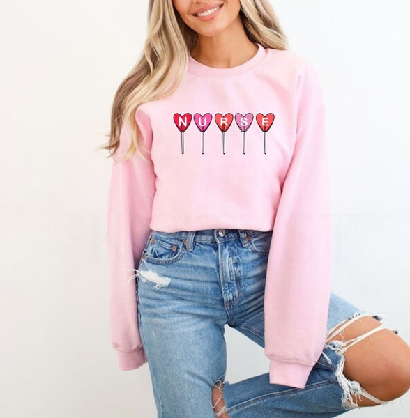 Nurse Lollipops | Unisex Crewneck Sweatshirt