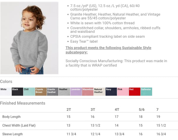 Mama Mini Lace | Crewneck Sweatshirt