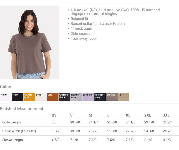 Custom Crop Tshirt