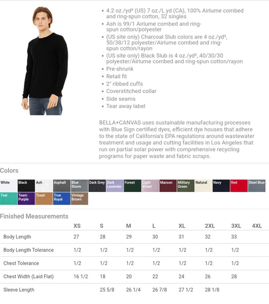 Custom Unisex Long Sleeve