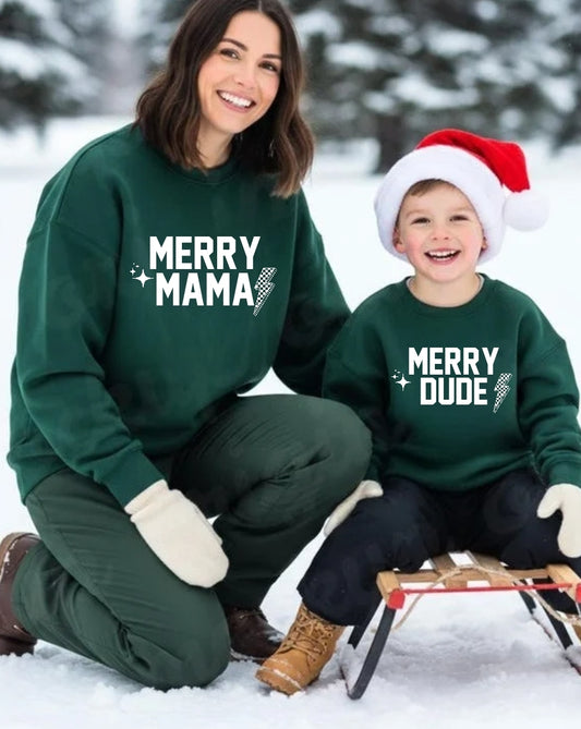 Merry Family | Unisex Crewneck Sweatshirt