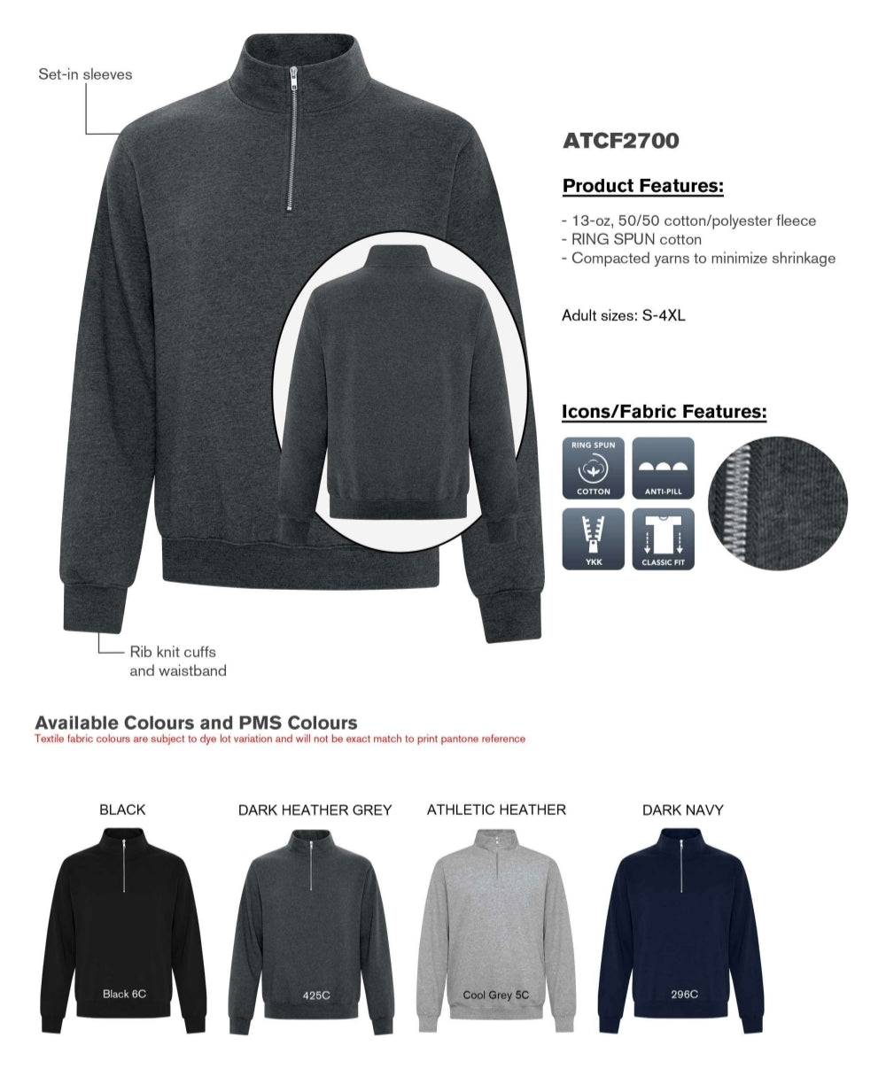 Custom 1/4 Zip | Unisex Premium