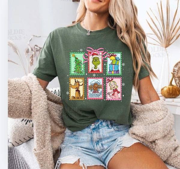Grinch Postcard | Unisex Tshirt