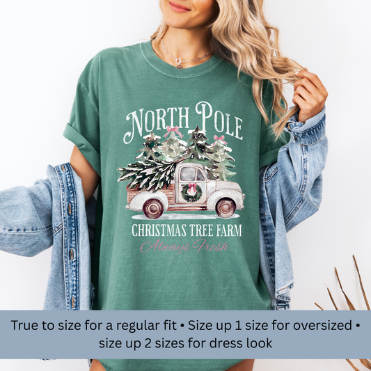 North Pole Christmas Tree Farm | Unisex Tshirt