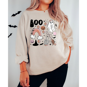 Halloween Doodle | Unisex Crewneck Sweatshirt