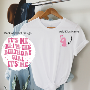 Its Me Hi (Birthday) | Kids Tshirt