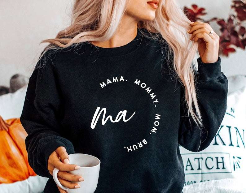 Ma Mama Mommy Mom Bruh | Unisex Crewneck Sweatshirt