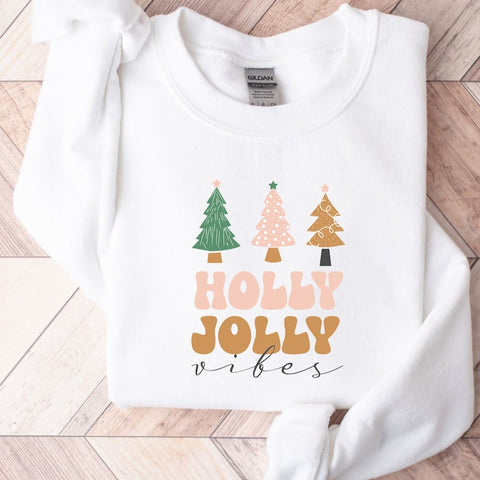 Boho Holly Jolly Vibes DTF Transfer