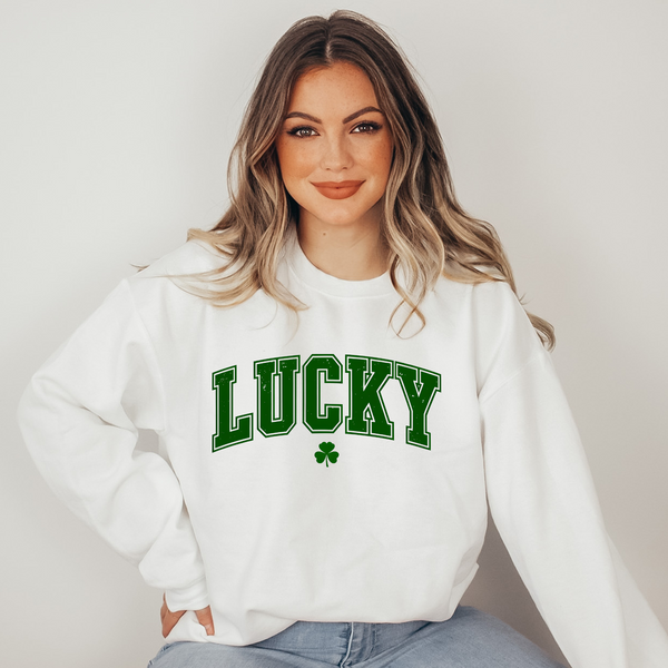 Lucky Varsity | Unisex Crewneck Sweatshirt