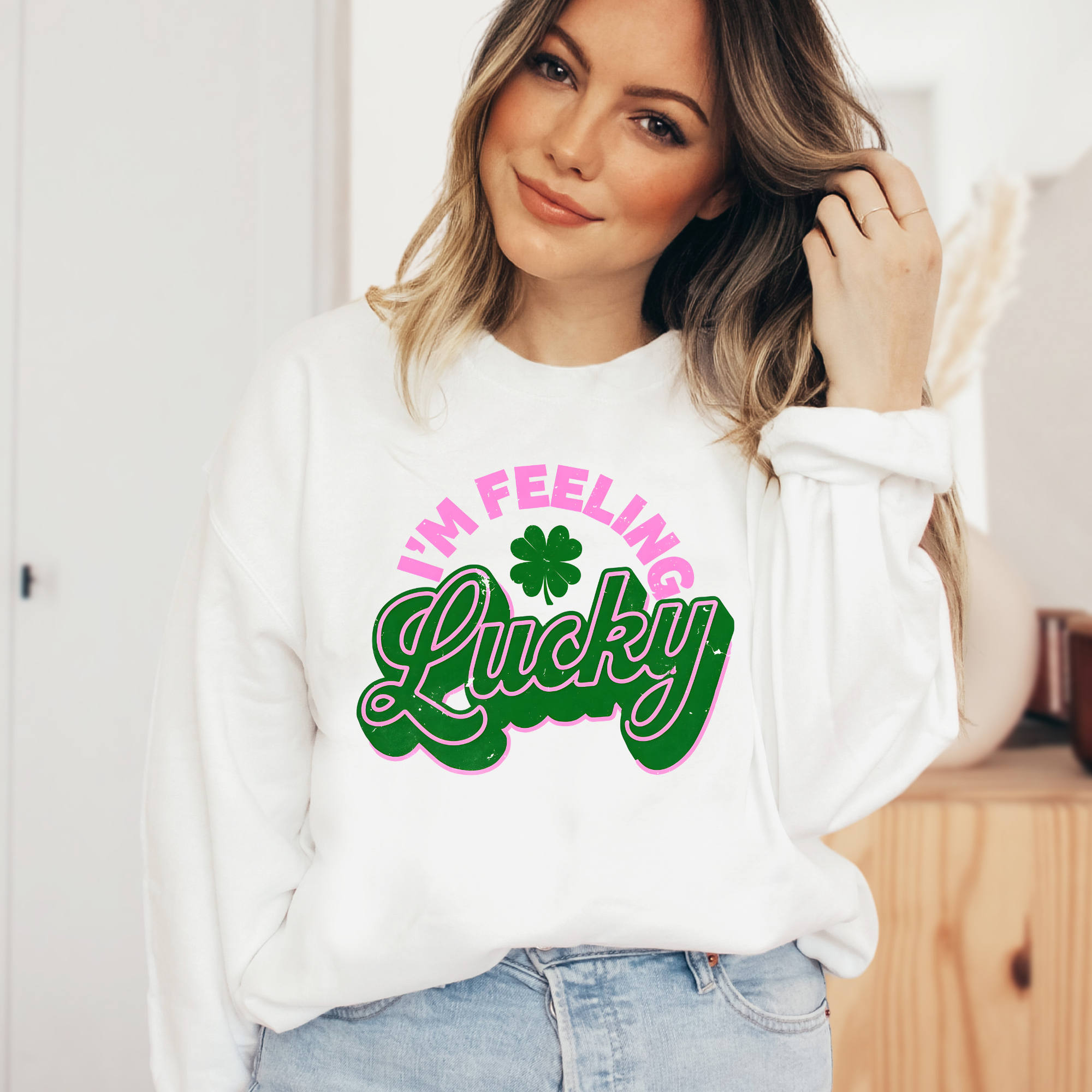 Feeling Lucky | Unisex Crewneck Sweatshirt