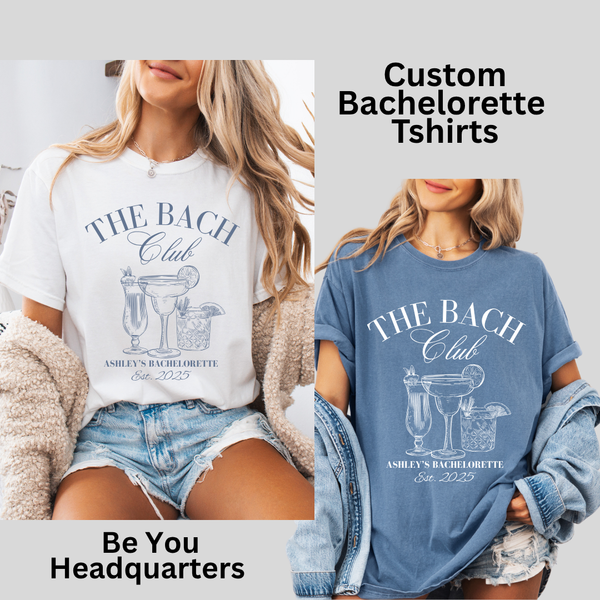 The Bach Club Cocktails | Oversized Tshirt