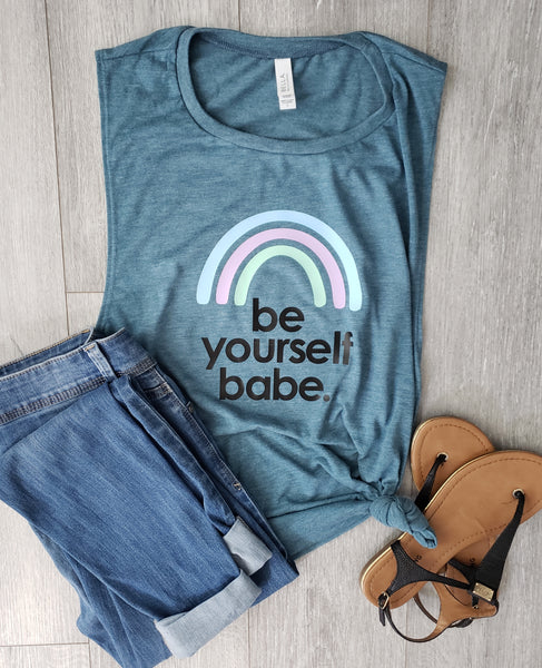 BE YOURSELF BABE | Muscle Tank