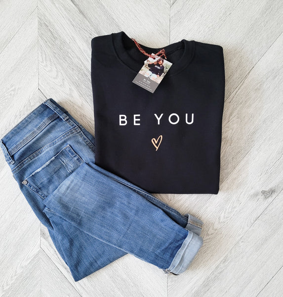 BE YOU HEART | Unisex Crewneck Sweatshirt