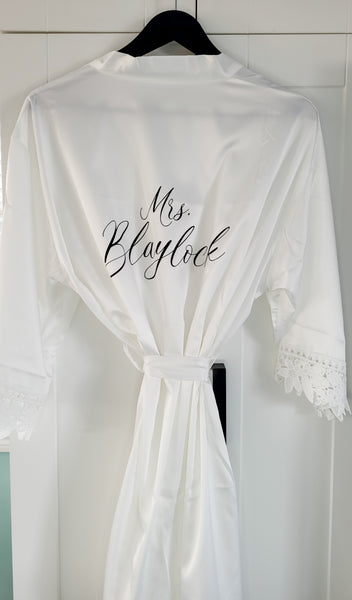 Bridal Party Robes | Satin