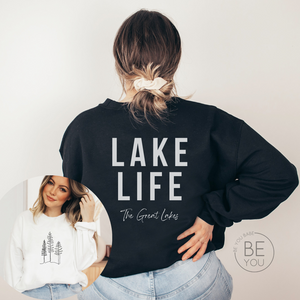 Custom LAKE LIFE | Unisex Crewneck Sweatshirt