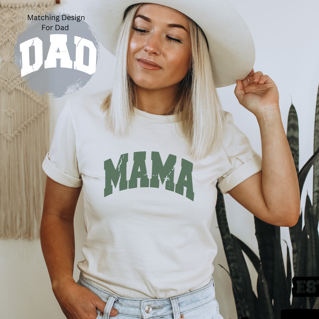 MAMA or DAD | Unisex Tshirt