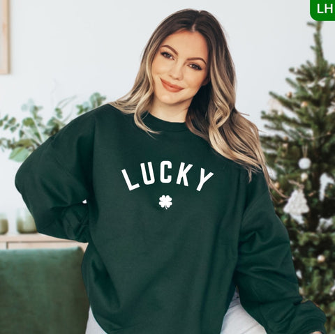 Lucky Clover | Unisex Crewneck Sweatshirt