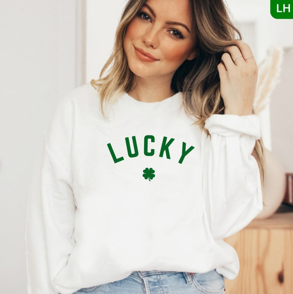 Lucky Clover | Unisex Crewneck Sweatshirt