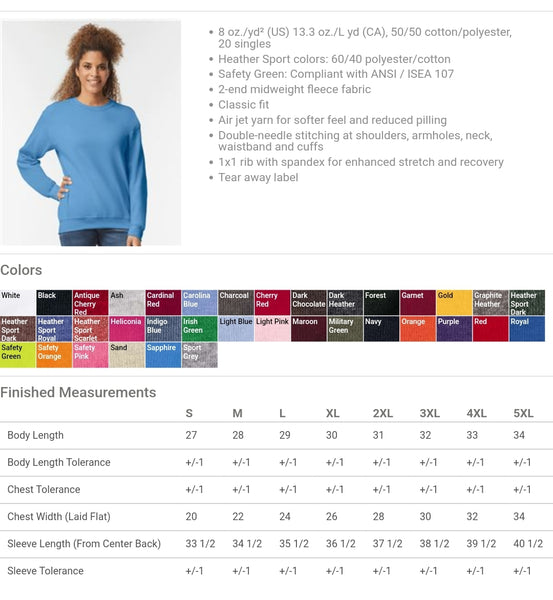 Love (Solid) | Unisex Crewneck Sweatshirt