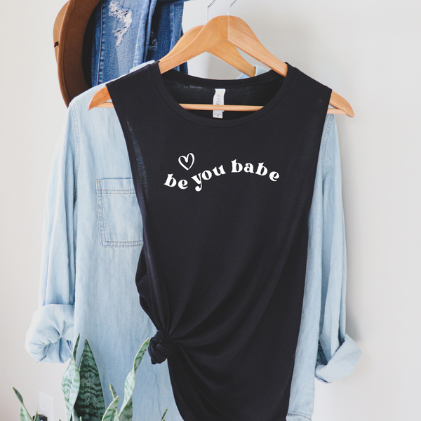 BE YOU BABE | Womens Premium Muscle Tank