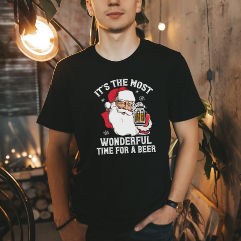 Beer Christmas Shirt | Mens Tshirt