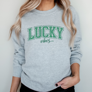 Lucky Vibes | Unisex Crewneck Sweatshirt