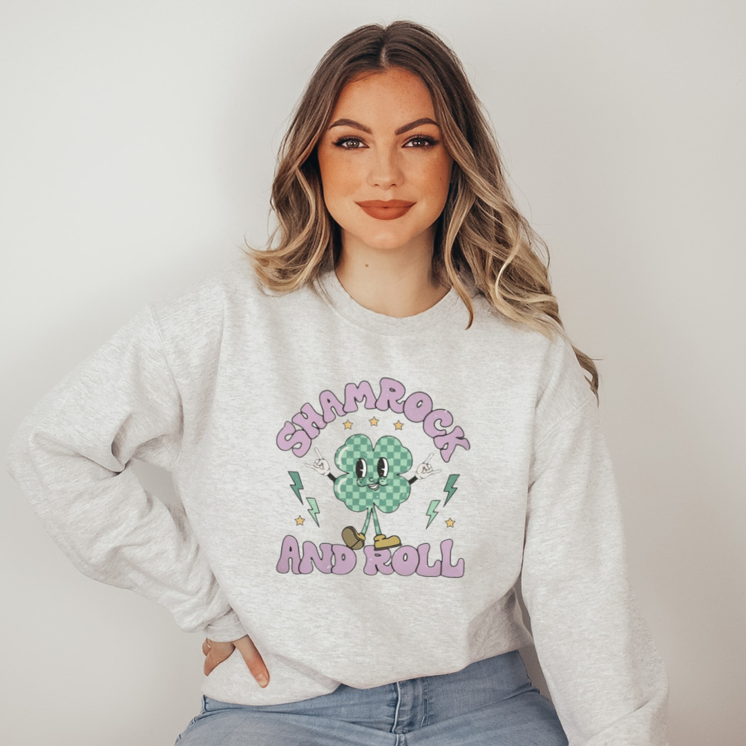 Shamrock & Roll | Unisex Crewneck Sweatshirt