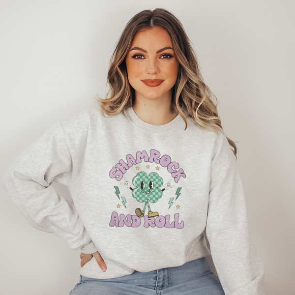 Shamrock & Roll | Unisex Crewneck Sweatshirt