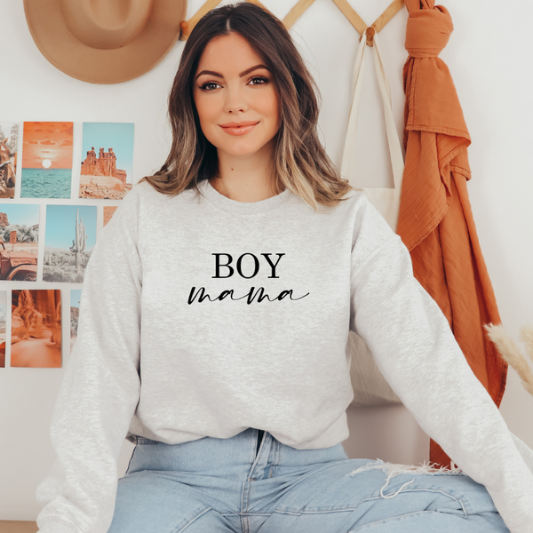 Girl Mama or Boy Mama | Unisex Crewneck Sweatshirt