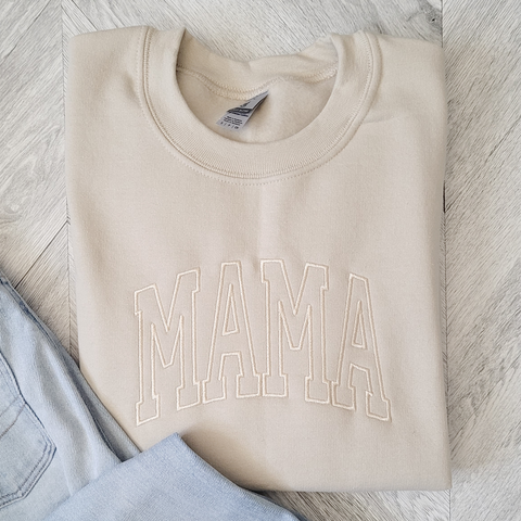 Mama Embroidered Sweatshirt