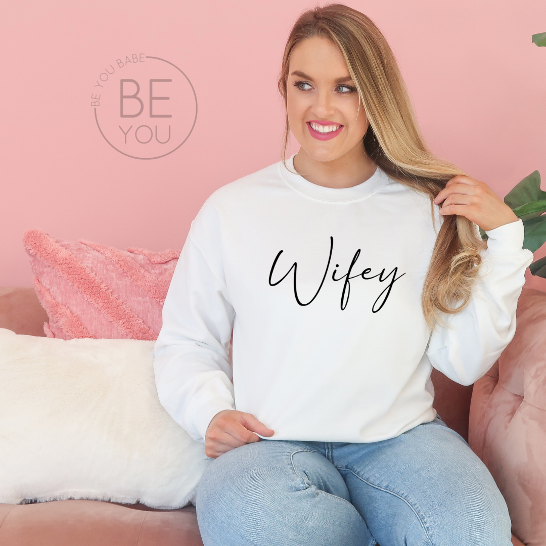 WIFEY | Unisex Crewneck Sweatshirt